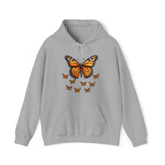 Monarch Butterflies Unisex Heavy Blend™ Hooded Sweatshirt, Pacific Grove Monarch Butterflies