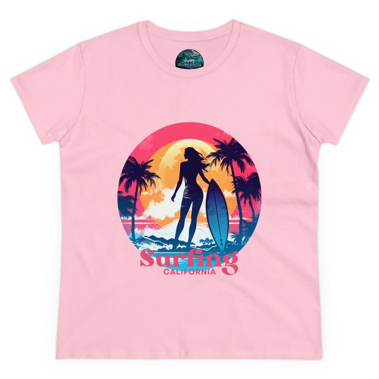 Surfing Shirt for Women, Hawaii Surf tee, Gift for Surfer, Surfer Women T-shirt, Women's Surf Tee