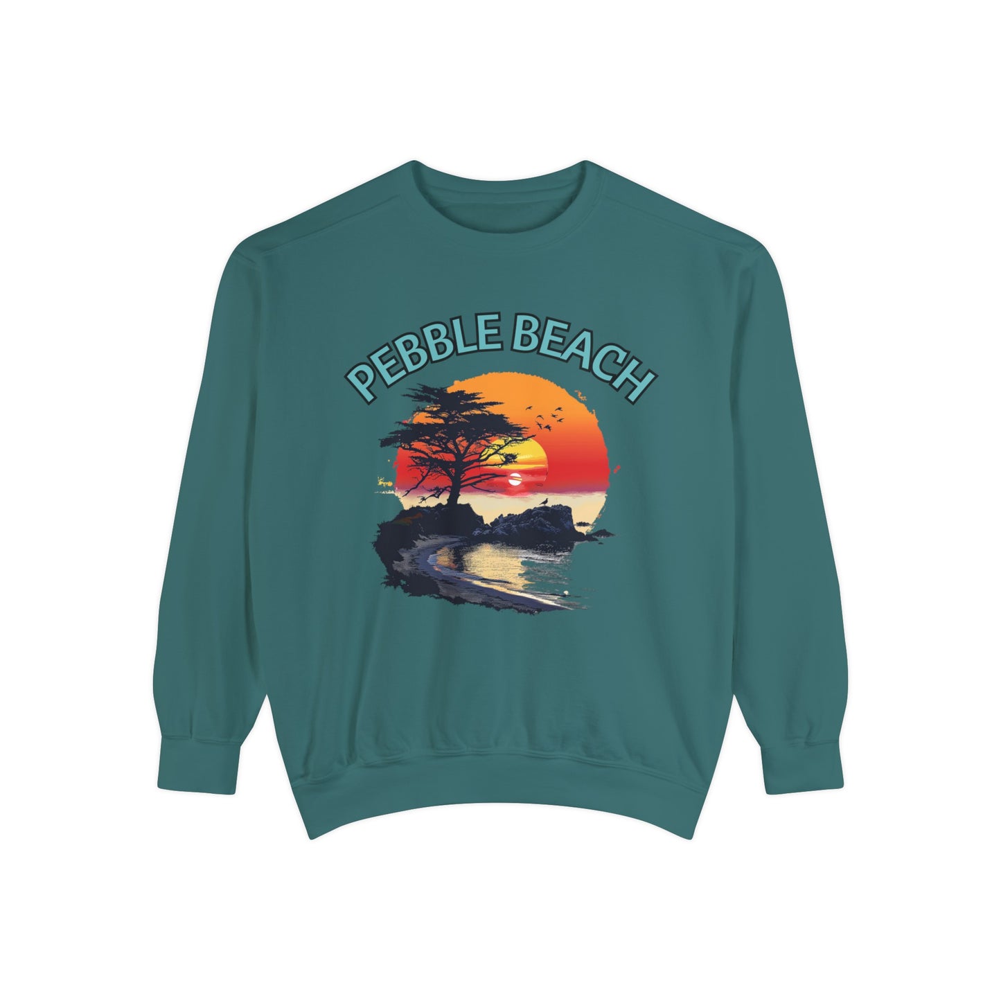 Pebble Beach Lone Cypress Unisex Garment-Dyed Sweatshirt