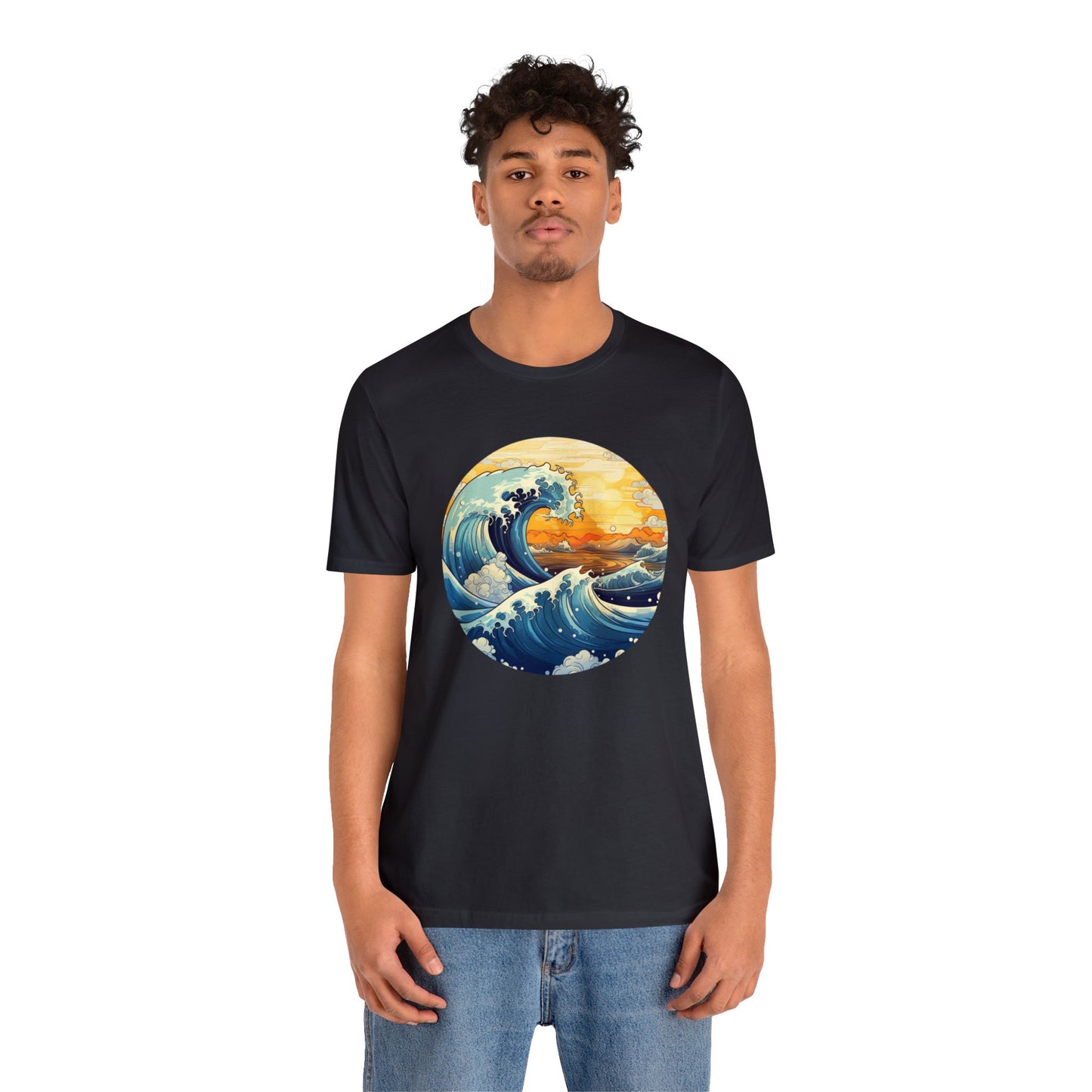 Ocean Waves T-Shirt - Unisex Short Sleeve Tee