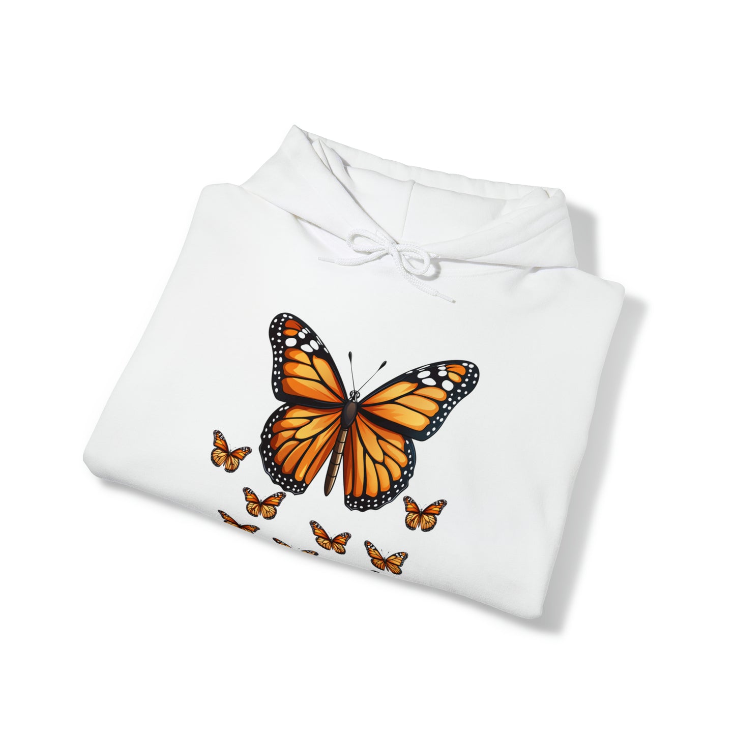 Monarch Butterflies Unisex Heavy Blend™ Hooded Sweatshirt, Pacific Grove Monarch Butterflies