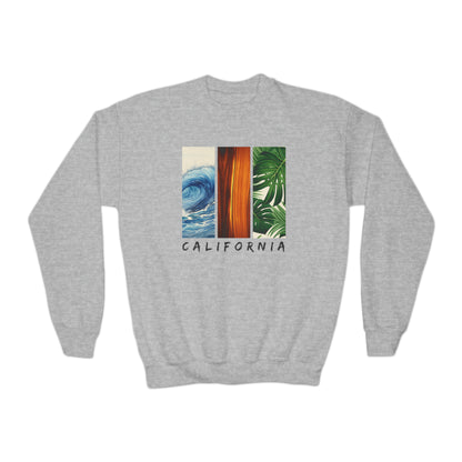 California Sweatshirt for Kids - Youth Crewneck Sweatshirt