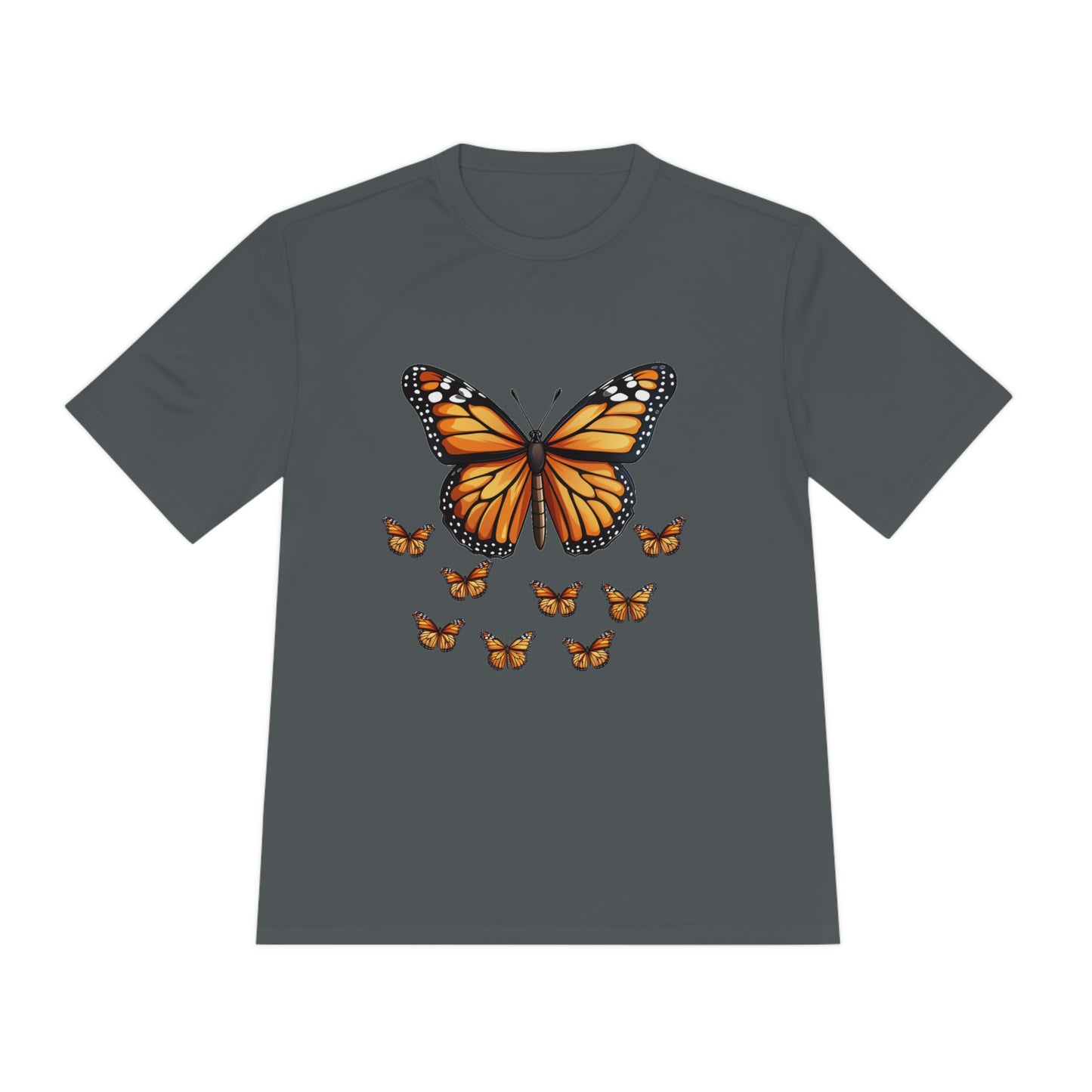 Monarch Butterfly Workout Shirt - Unisex Moisture Wicking Tee