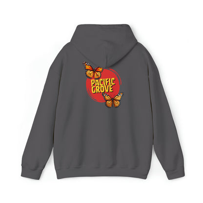 Pacific Grove, California Unisex Heavy Blend™ Hooded Sweatshirt, Monarch Butterflies