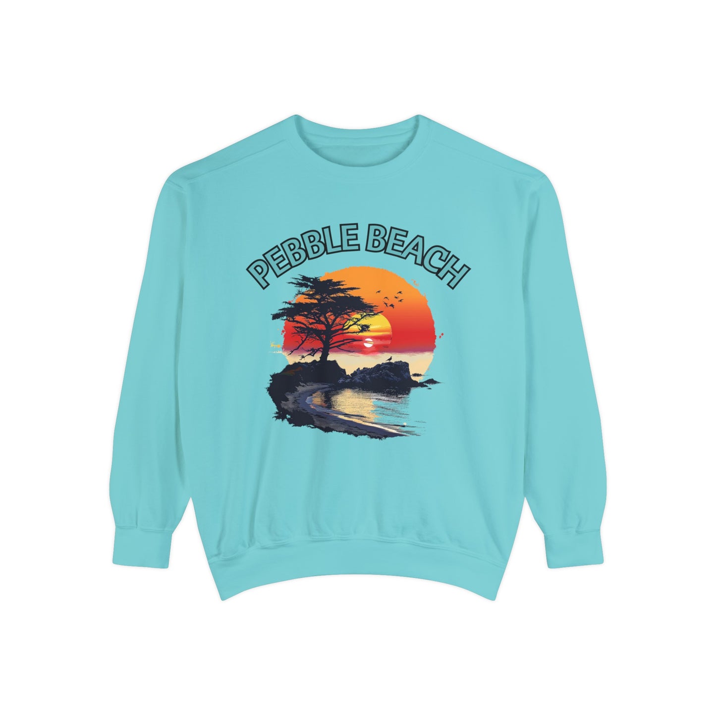 Pebble Beach Lone Cypress Unisex Garment-Dyed Sweatshirt