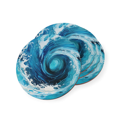 Ocean Wave Curl Coasters, Ocean Coasters