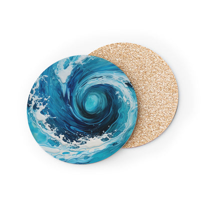 Ocean Wave Curl Coasters, Ocean Coasters