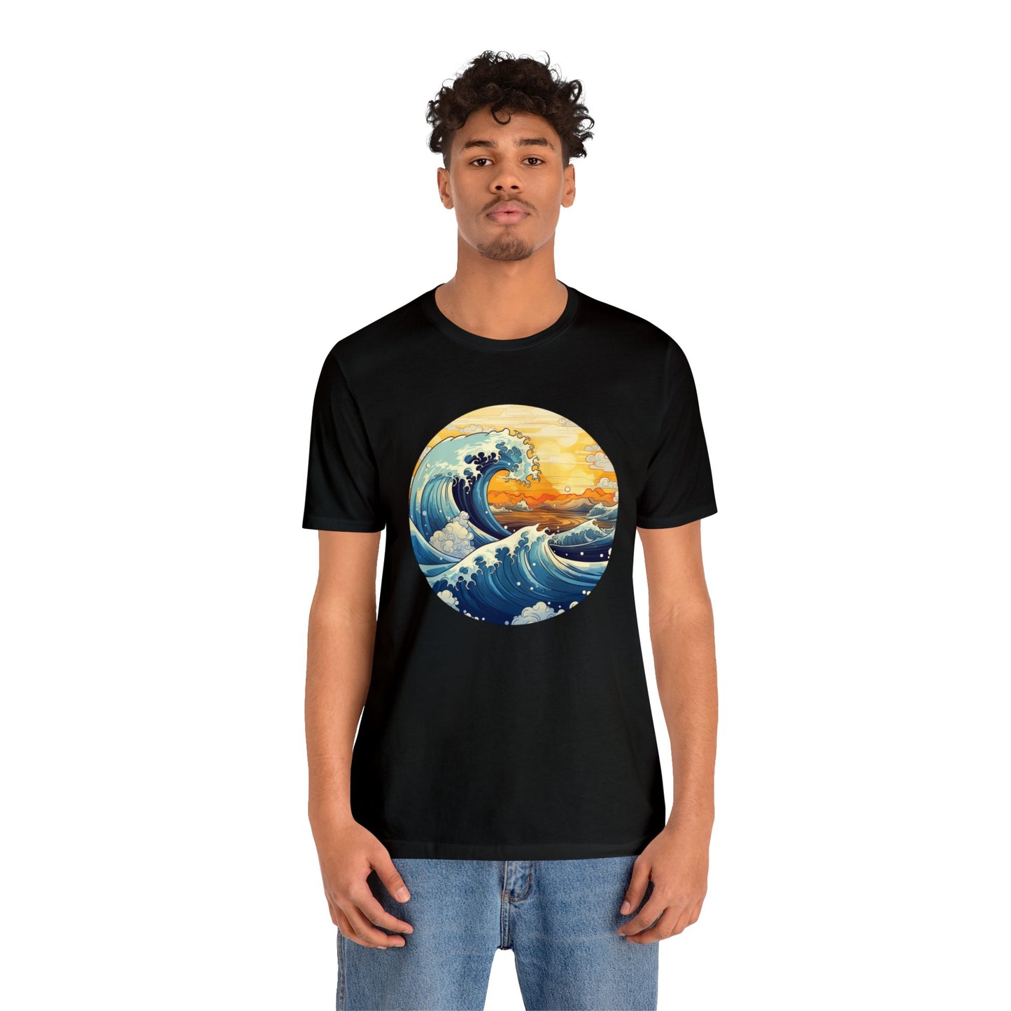 Ocean Waves T-Shirt - Unisex Short Sleeve Tee