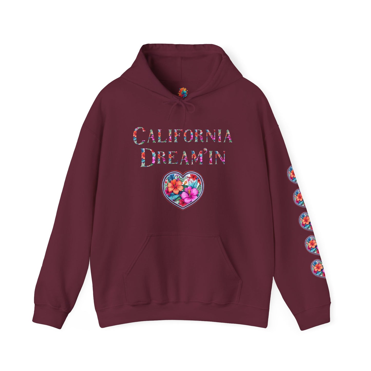 California Dream'in Hoodie T-Shirt Unisex Heavy Blend™ Hooded Sweatshirt Surf Hoodie