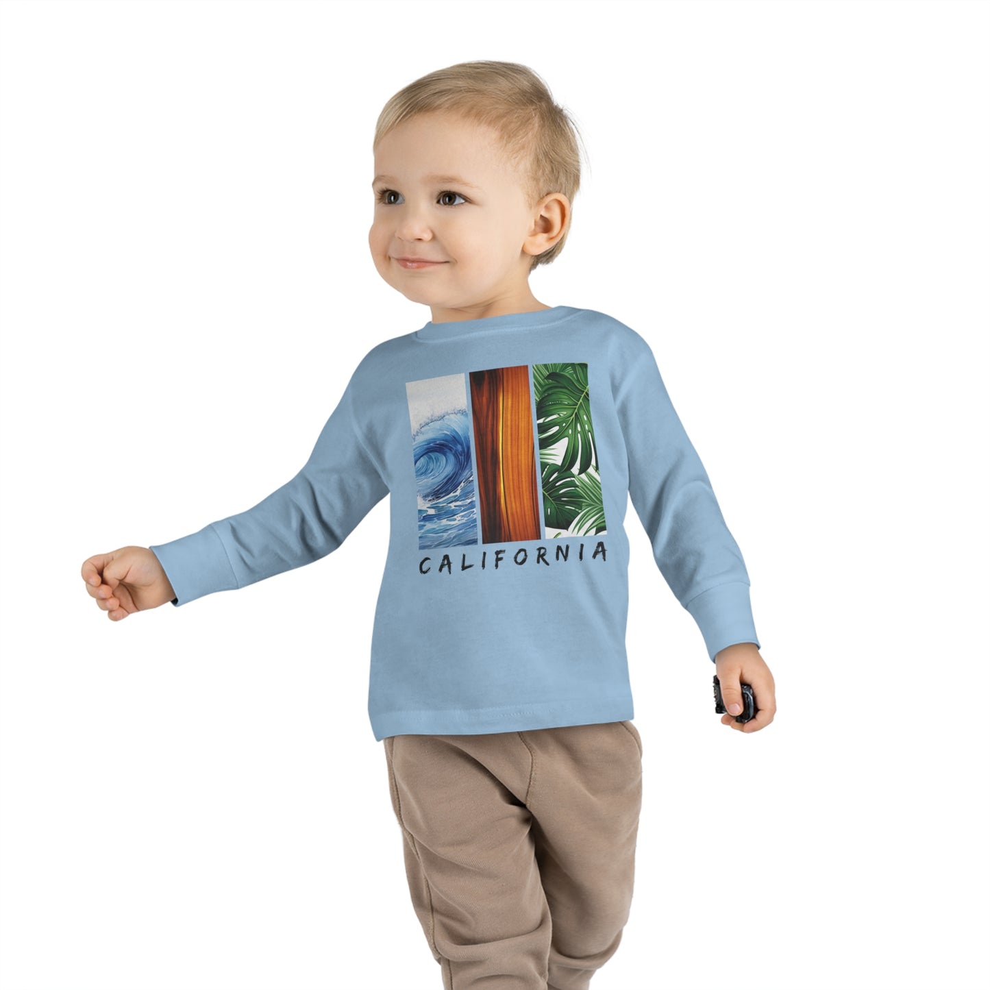 California Long Sleeved Shirt for Kids, Toddler Long Sleeve Tee