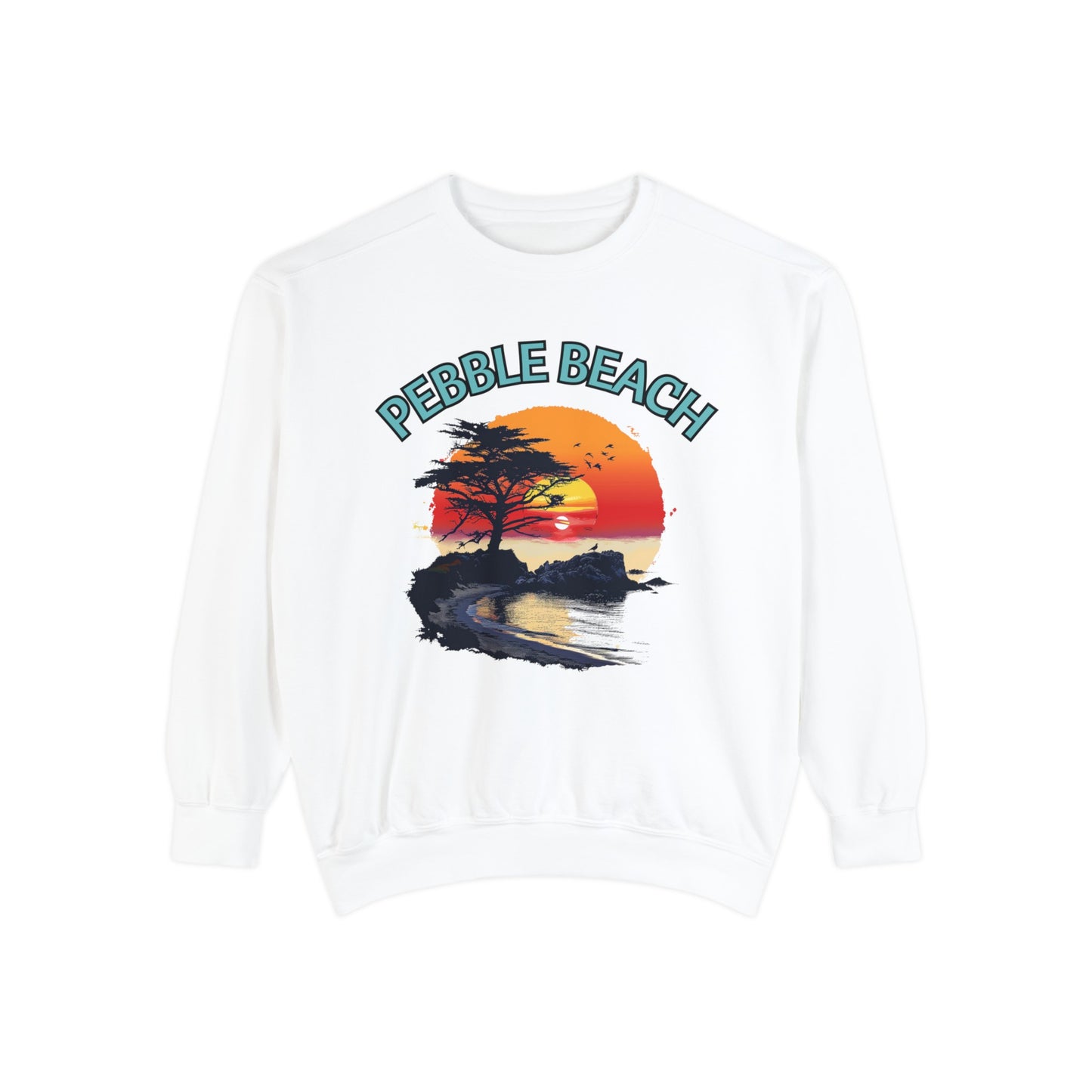 Pebble Beach Lone Cypress Unisex Garment-Dyed Sweatshirt