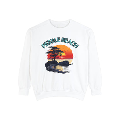 Pebble Beach Lone Cypress Unisex Garment-Dyed Sweatshirt