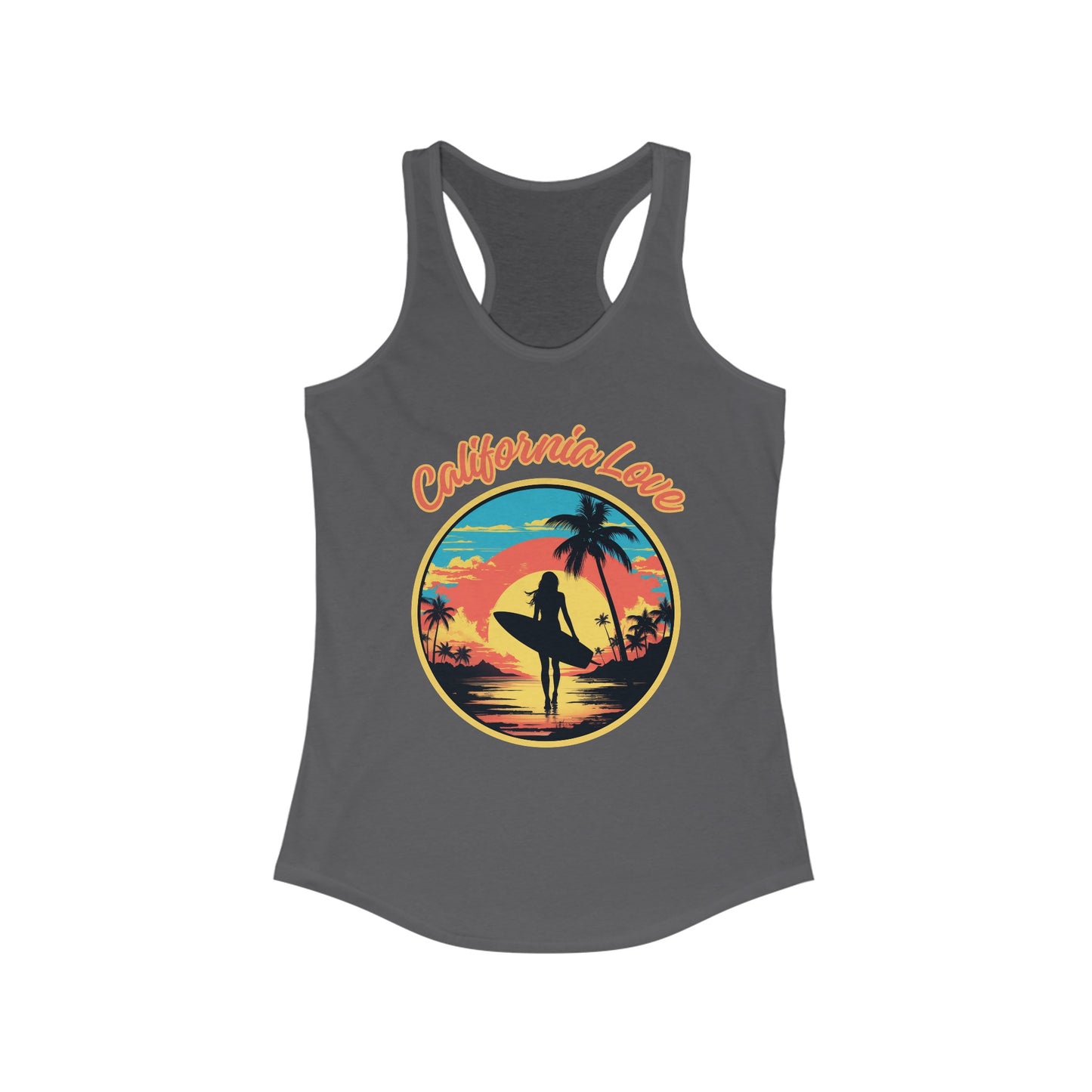 California Love Women's Ideal Racerback Tank