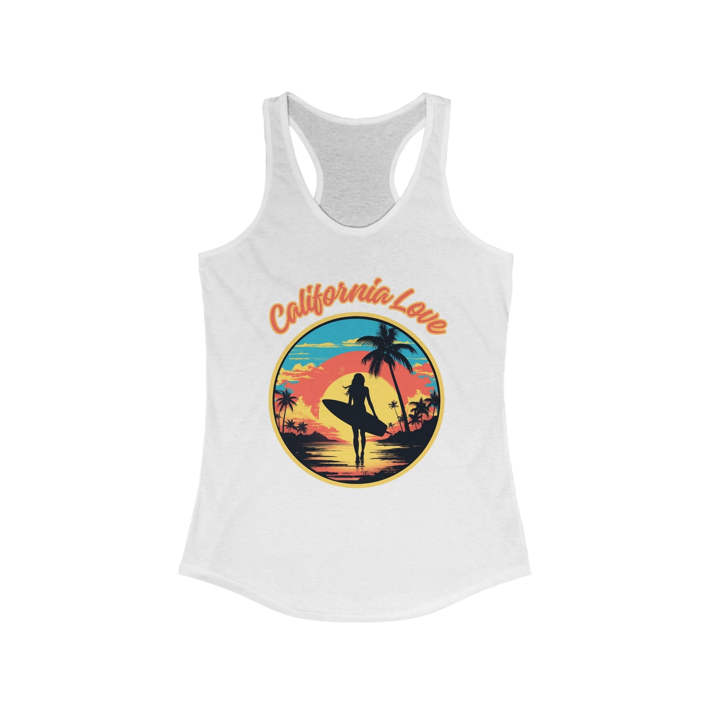 California Love Women's Ideal Racerback Tank