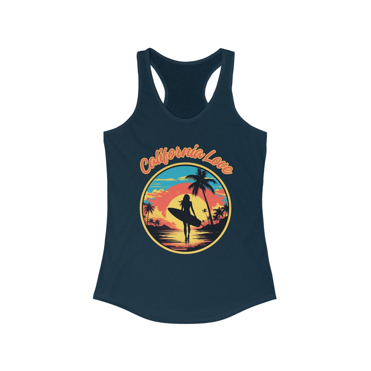 California Love Women's Ideal Racerback Tank