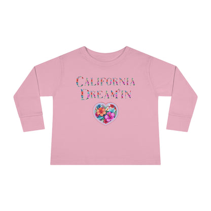 California Dream'in Toddler Long Sleeve T-Shirt