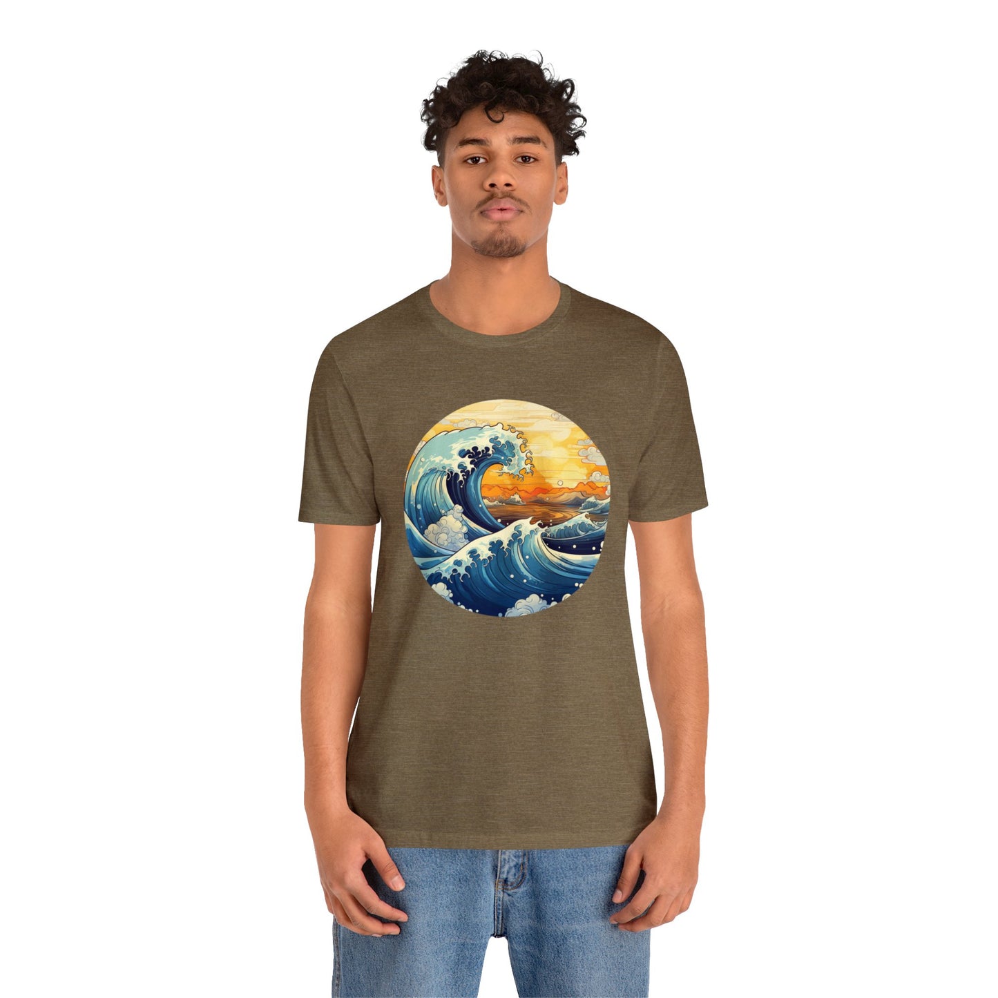 Ocean Waves T-Shirt - Unisex Short Sleeve Tee