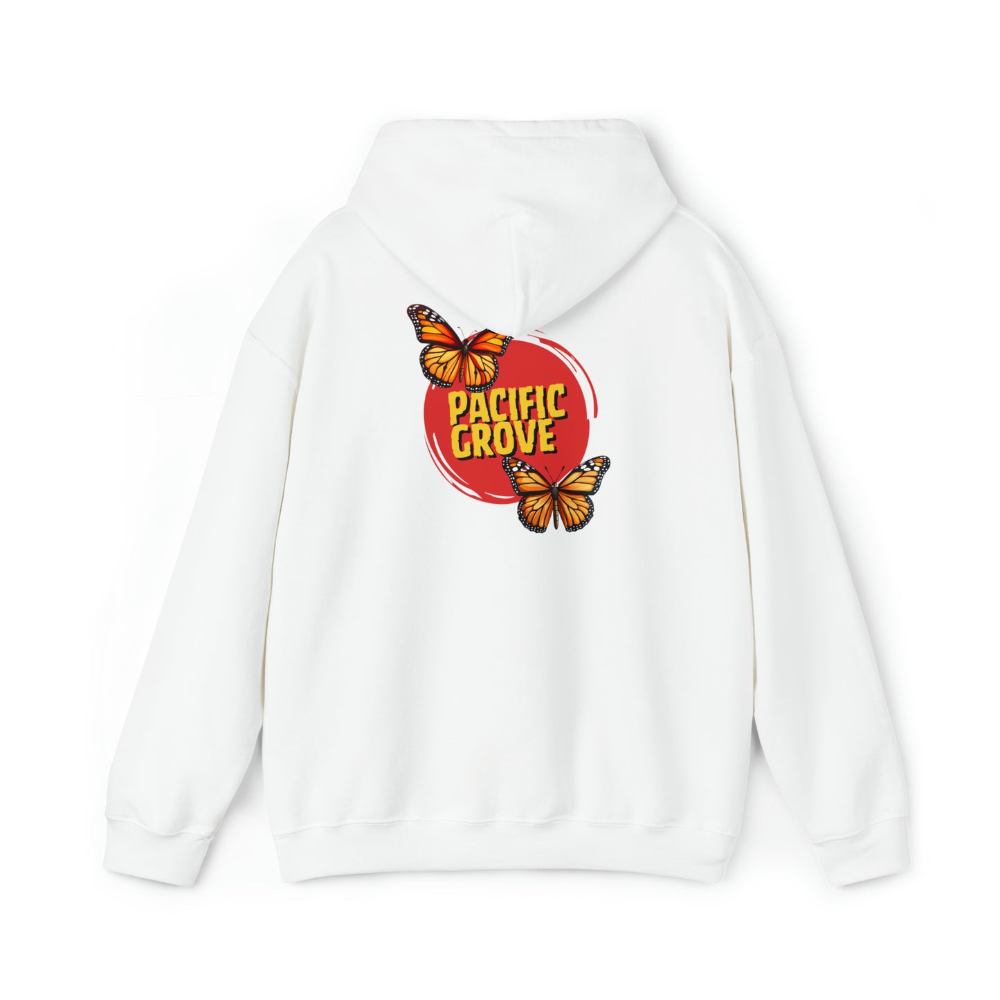 Pacific Grove, California Unisex Heavy Blend™ Hooded Sweatshirt, Monarch Butterflies