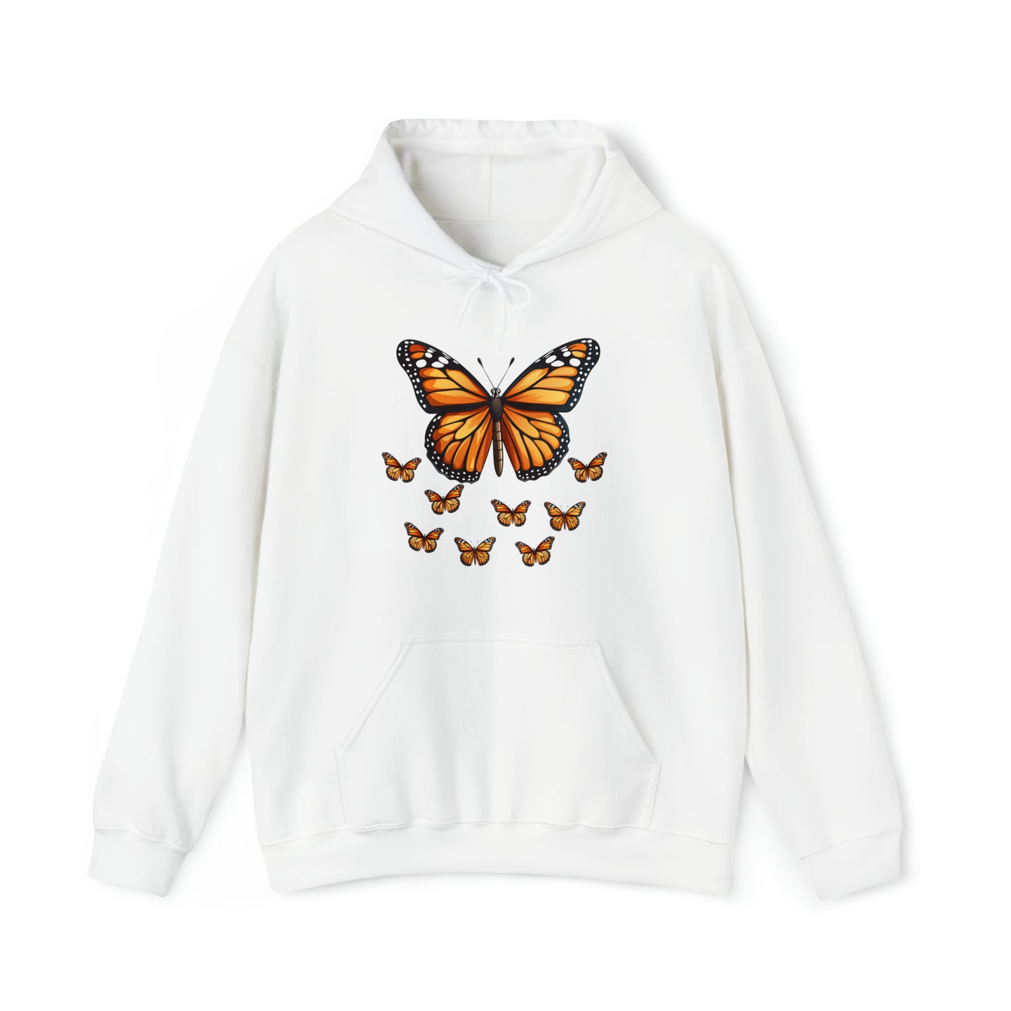 Monarch Butterflies Unisex Heavy Blend™ Hooded Sweatshirt, Pacific Grove Monarch Butterflies