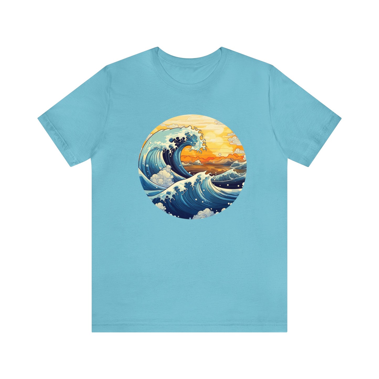 Ocean Waves T-Shirt - Unisex Short Sleeve Tee