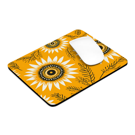 Sunflower Mouse Pad, Flower Mousepad