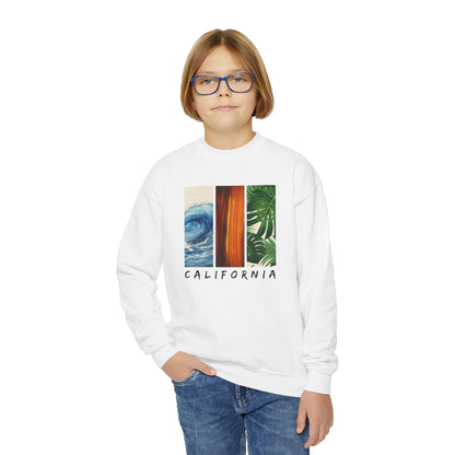 California Sweatshirt for Kids - Youth Crewneck Sweatshirt