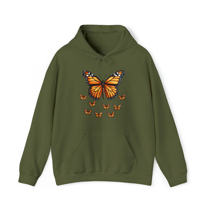 Monarch Butterflies Unisex Heavy Blend™ Hooded Sweatshirt, Pacific Grove Monarch Butterflies