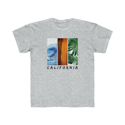 California T-Shirt for Kids, Regular Fit, Kids Surf T Shirt