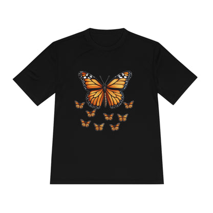 Monarch Butterfly Workout Shirt - Unisex Moisture Wicking Tee