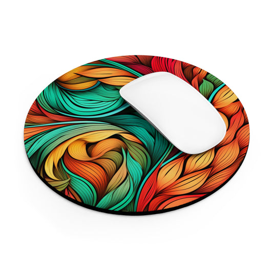 Tropical Leaves Mouse Pad