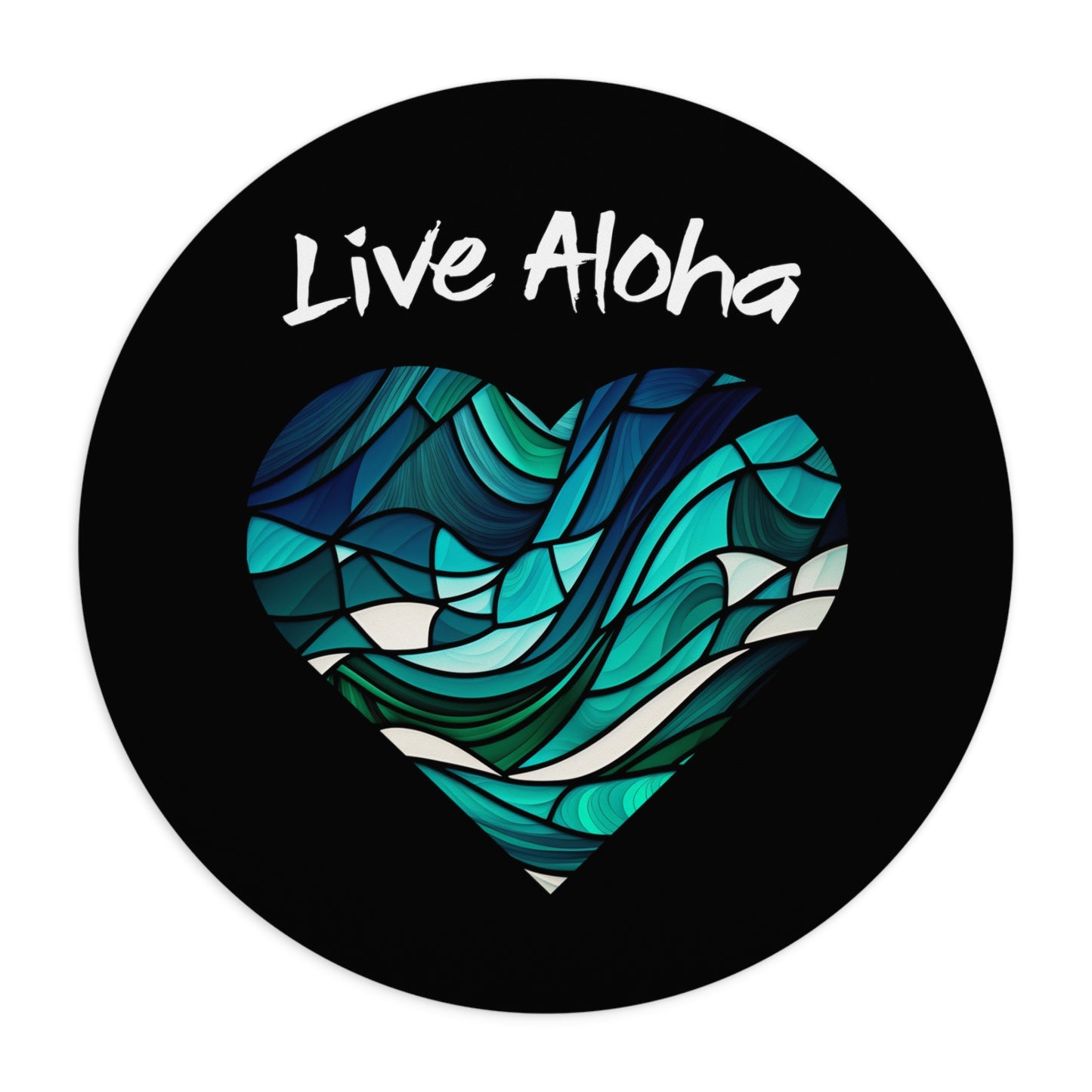 Live Aloha Hawaii Mouse Pad