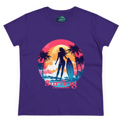 Surfing Shirt for Women, Hawaii Surf tee, Gift for Surfer, Surfer Women T-shirt, Women's Surf Tee