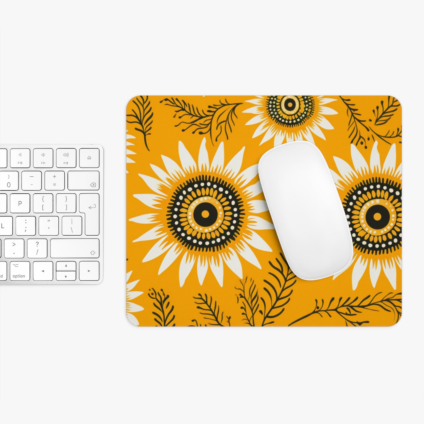 Sunflower Mouse Pad, Flower Mousepad