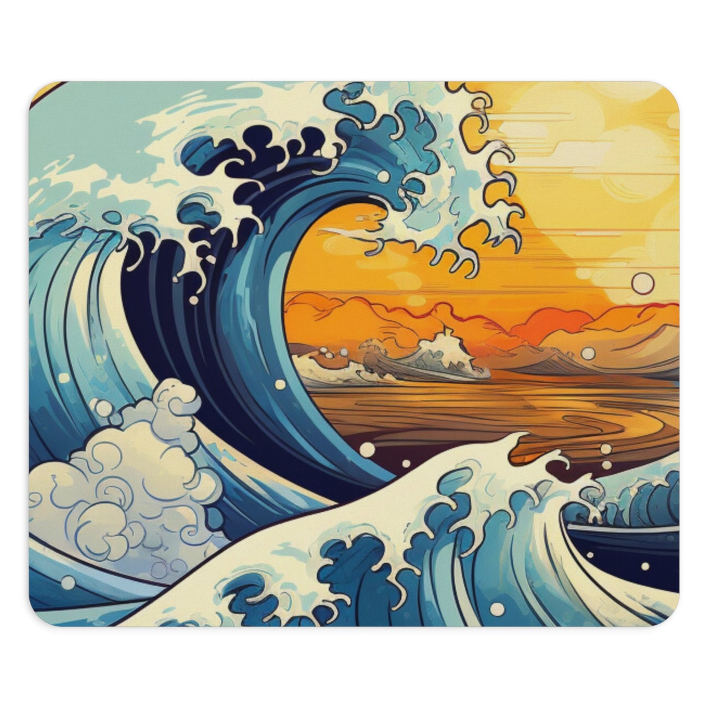 Ocean Waves Mouse Pad