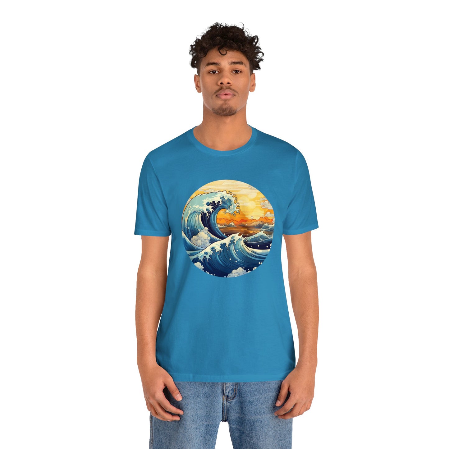 Ocean Waves T-Shirt - Unisex Short Sleeve Tee