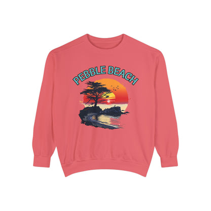 Pebble Beach Lone Cypress Unisex Garment-Dyed Sweatshirt