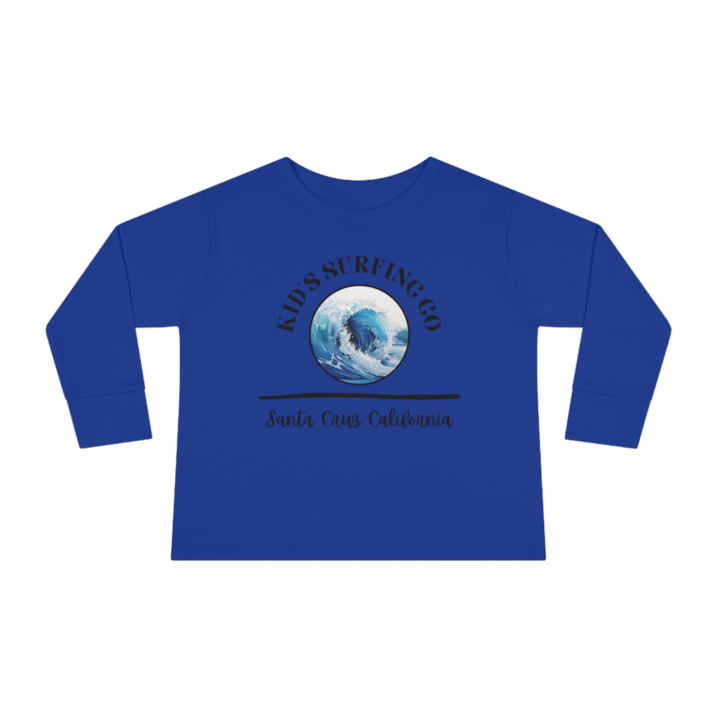 Kid Surfing Long Sleeved Shirt, Toddler Long Sleeve Tee