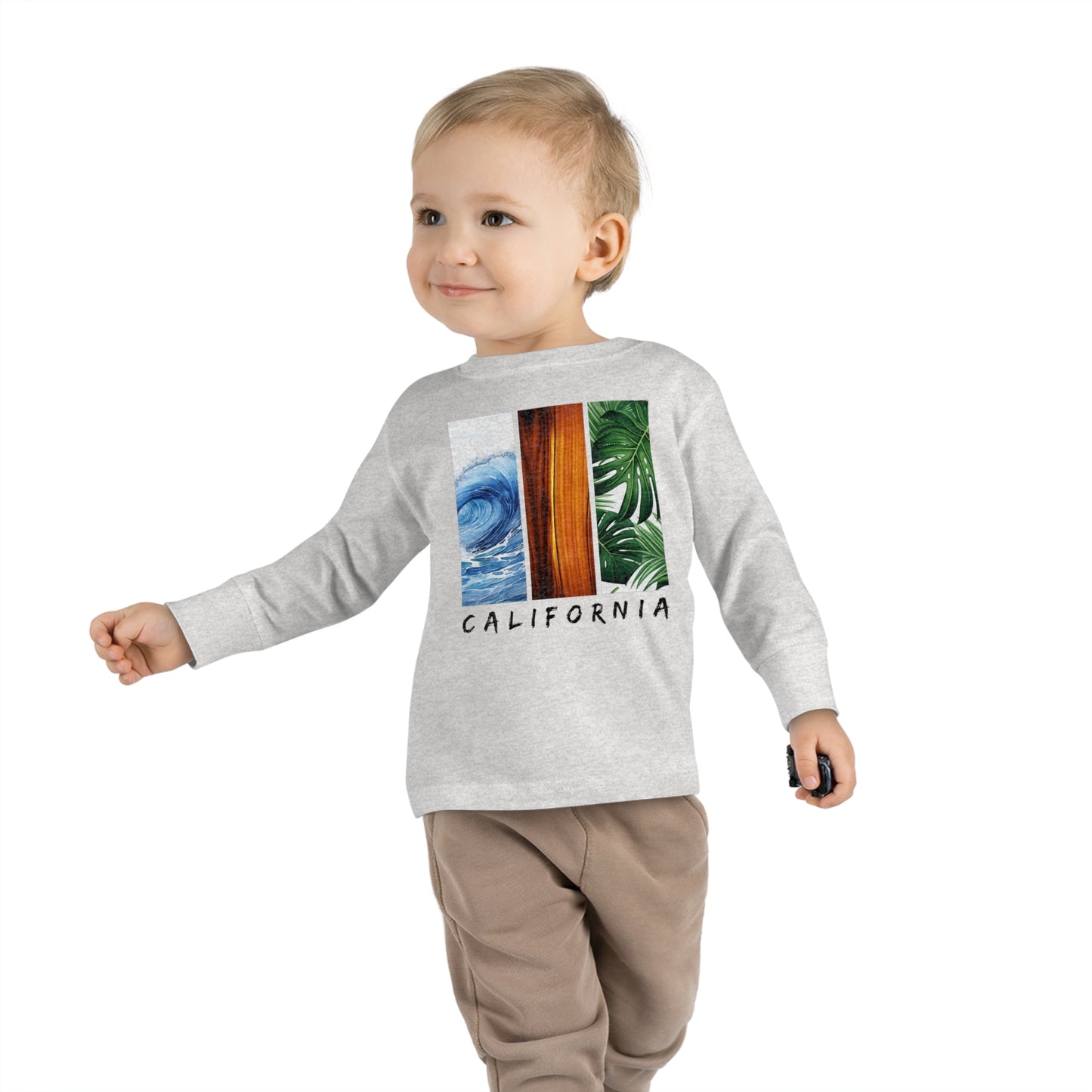 California Long Sleeved Shirt for Kids, Toddler Long Sleeve Tee