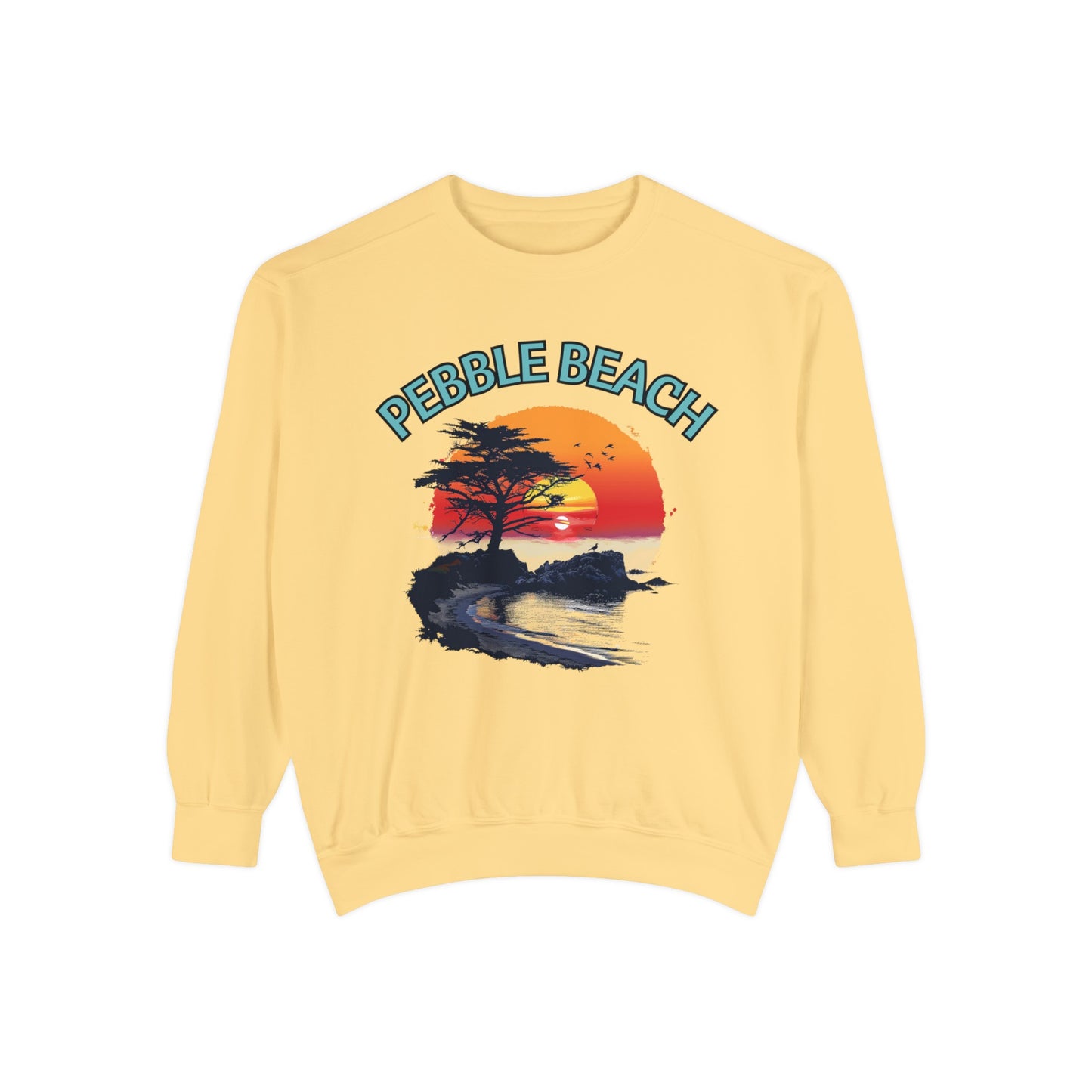 Pebble Beach Lone Cypress Unisex Garment-Dyed Sweatshirt